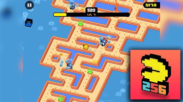 Pac Man 256 (iOS, Android) Gameplay Levels Walkthrough iPad Pro Part 1