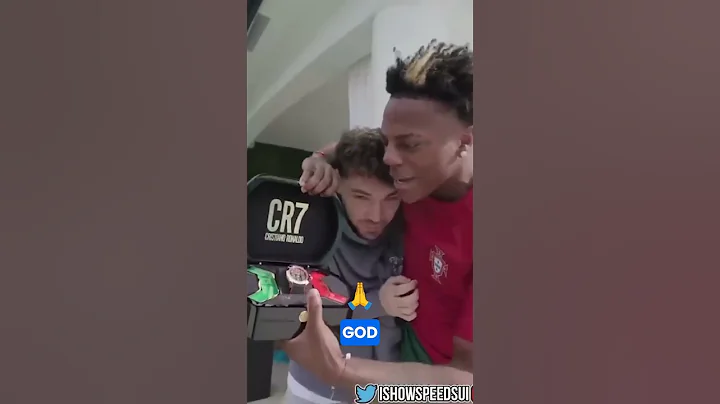 $100,000 Ronaldo watch 🤑😲#ishowspeed#adinross