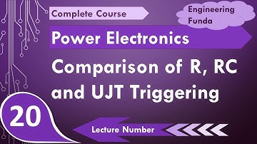 Comparison of R triggering, RC triggering & UJT triggering based on Different Parameters