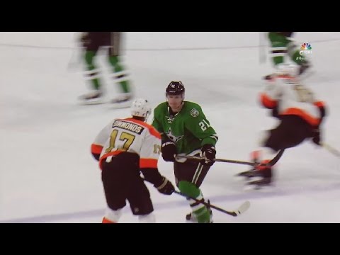 wayne simmonds vs antoine roussel the end the third period flyers flyers vs stars tickets