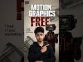 Best FREE Motion Graphics Website For Reels & Shorts