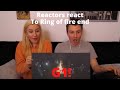 Reactors react to Home free - ring of fire ending