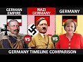 German Empire vs Nazi Germany vs Germany- Country Timeline Comparison