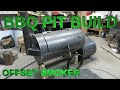 DIY BBQ PIT OFFSET SMOKER build