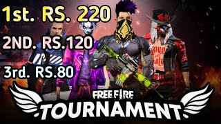 FREE FIRE TOURNAMENT | PRIZES FOR TOP THREE TEAMS | Road to 2k subscriber screenshot 5