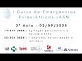 Dia 2 do I Curso de Emergências Psiquiátricas - LASM UFMT