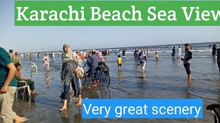 Karachi Pakistan beach sea view #vlog