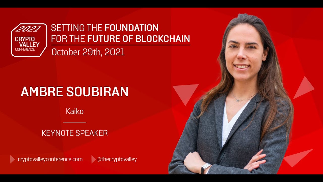 Closing Keynote: A look at crypto market data 2021 by Ambre Soubiran from  Kaiko