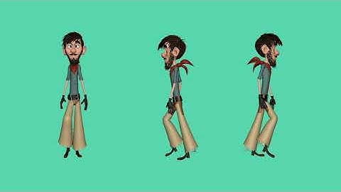 3D Character Walk Cycle Animation Maya