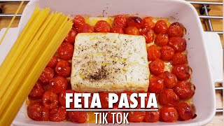 Pasta with Feta Cheese and Cherry Tomatoes Recipe