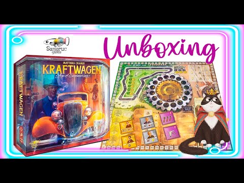 Unboxing KRAFTWAGEN * SAMARUC GAMES - SPANISH - ESPAÑOL