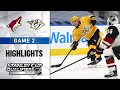 NHL Highlights | Coyotes @ Predators, GM2 - Aug. 4, 2020