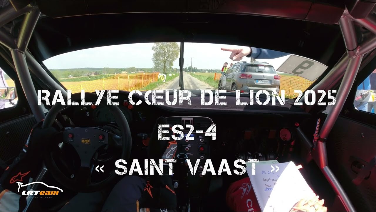 Rallye Cœur de Lion 2025 ES4 Porsche GT+ Pascal Ropers & Sophie Chauveau