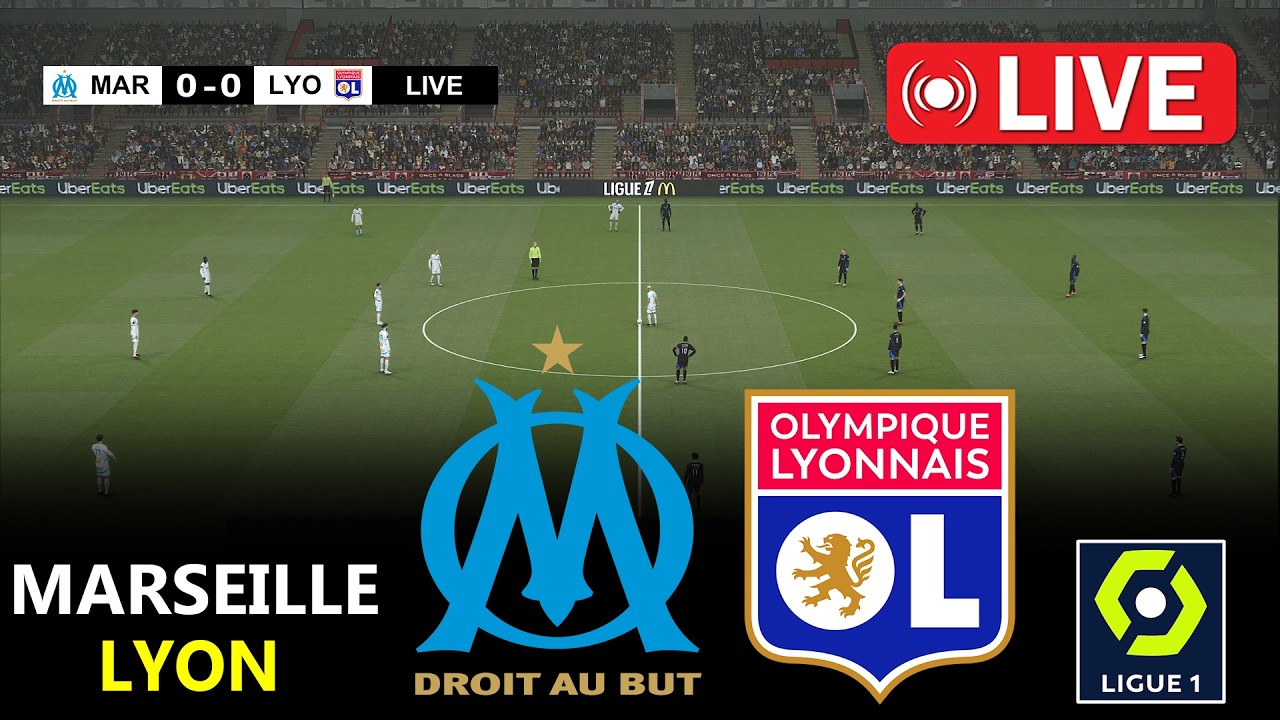 🔴EN DIRECT : Marseille - Lyon | Ligue 1 2026 | Match complet en streaming | PES 21 Simulation Game
