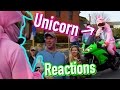 Dressed up as a Pink Unicorn and went out in Public.... / Security told us to stop recording...