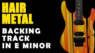 Hair Metal Backing Track in E Minor - Easy Jam Tracks