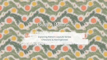 Chevron Pattern in Procreate | Exploring Pattern Layouts Series: Chevrons & Herringbones
