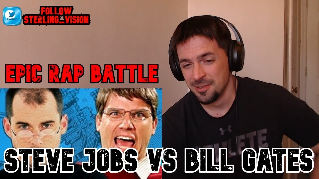 Steve Jobs vs Bill Gates. Epic Rap Battles of History {{ REACTION