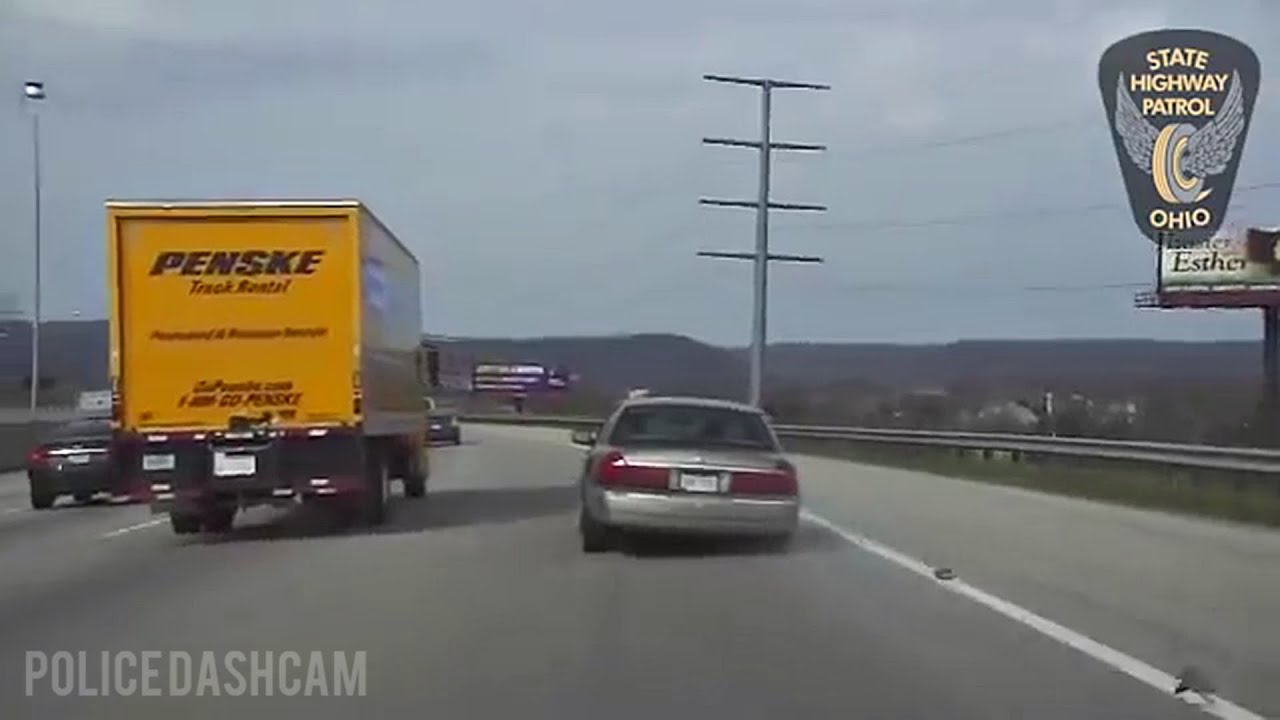 OSHP Police Chase Ends in Crash (Dashcam) - YouTube