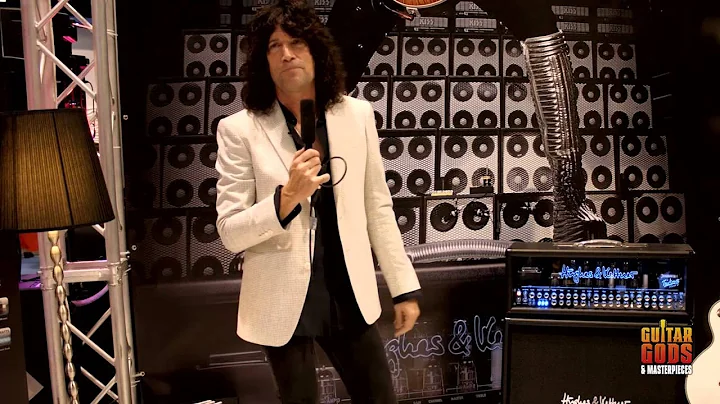 Tommy Thayer from Kiss at the Hughes and kettner b...