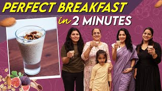 Perfect Breakfast In 2 Minutes🧋 | Natural Holistic Smoothie | Stay Fit with Ramya screenshot 1