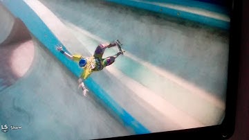 Skate 3-Noob-Doing basic grab trickline in 2013-part 3