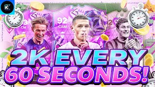 OMG! 2K EVERY 60 SECONDS EAFC 24 BEST TRADING METHOD (EA FC 24 SNIPING FILTERS & FLIPPING)