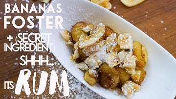 Easy Bananas Foster with Rum | SAM THE COOKING GUY