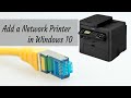 🔥How to Connect a Network Printer in Windows 10 || How to Add a Network ...