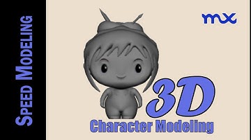 3D Speed Modeling (Time-lapse): Artist Cartoon Character