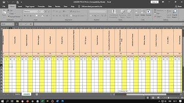 Input Nilai pada LEGER dan mencetak RAPORT PTS