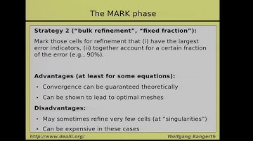 Finite element methods in scientific computing: Lecture 17.5