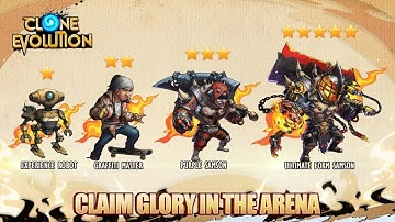 Clone Evolution: Cyber War-Borderlands Fantasy Android Gameplay