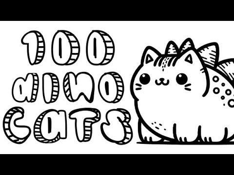 Видео: Снова ищем котов! 100 Dino Cats + 100 Asian Cats вместе с Setzer.