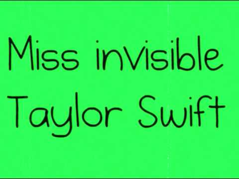 Miss Invisible - Marie Digby (ORIGINAL SONG) with Lyrics