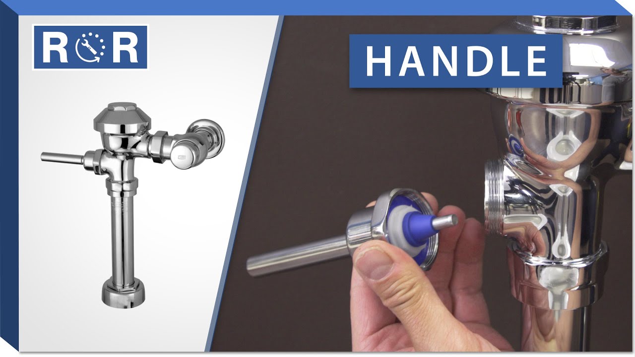 Zurn Aquavantage Flushometer Handle Repair and Replace YouTube
