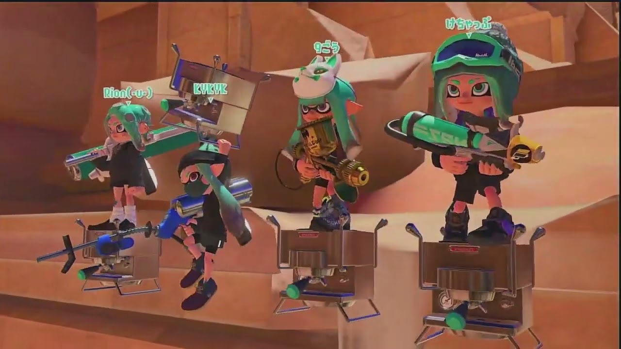 【スプラ３】フロー状態の赤ザップつんよ