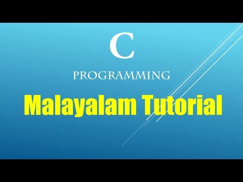 C Tutorial for Beginners Programming in Malayalam
