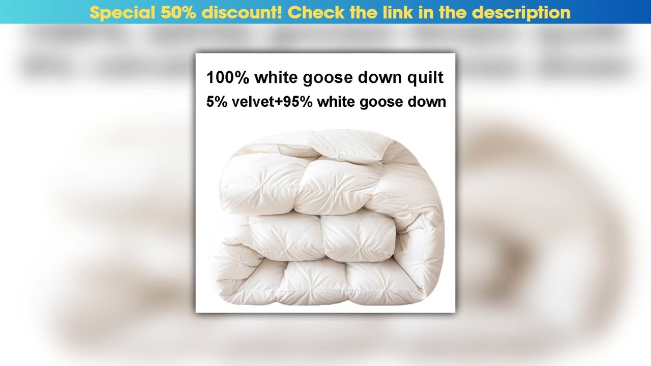 Hot Picks 100% Goose Down Comforter Thicken Duvets Luxury Bedding Set For Winter Queen Size Heavy D