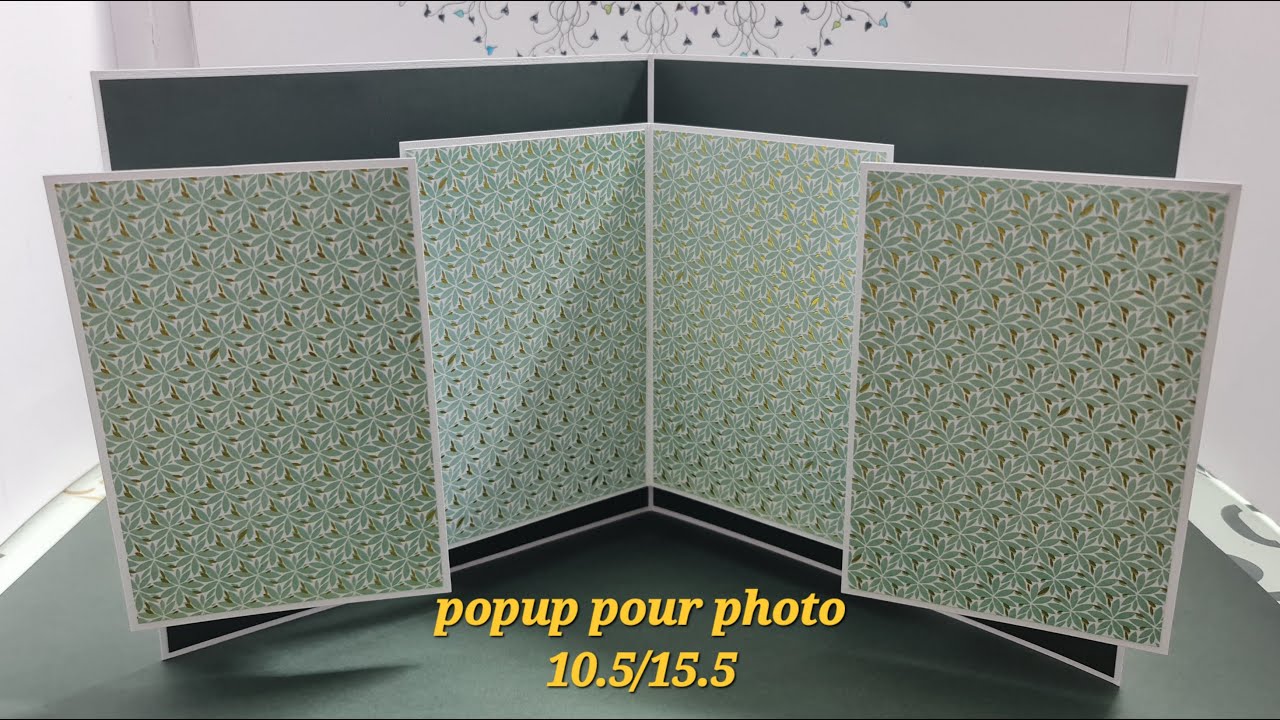 IDÉE DE PAGE POPUP POUR UN ALBUM PHOTO.