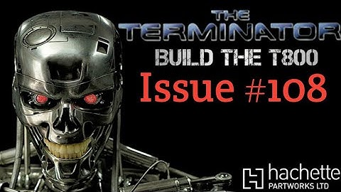Build The Terminator - Issue 108 - Affixing Rock Details And Search Light To The First Base Section