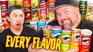 We Eat &amp; Rank Every Flavor of PRINGLES Chips - Taste Test!