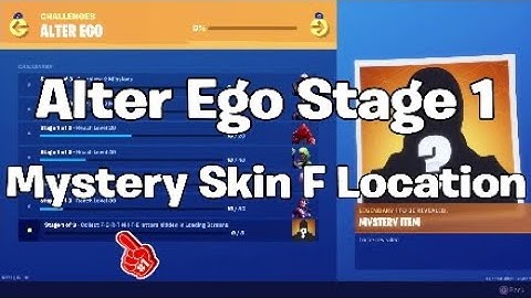 Search Hidden F Found in the New World Loading Screen - Fortnite Alter Ego Skin FREE Guide