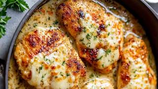 Juicy Chicken Breast Recipe For New Year's Eve Dinner! Christmas Food Ideas! Chicken Parmesan Recipe