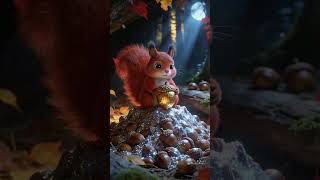 Pip and the Shared Acorn 🐿️ An Autumn Bedtime Story