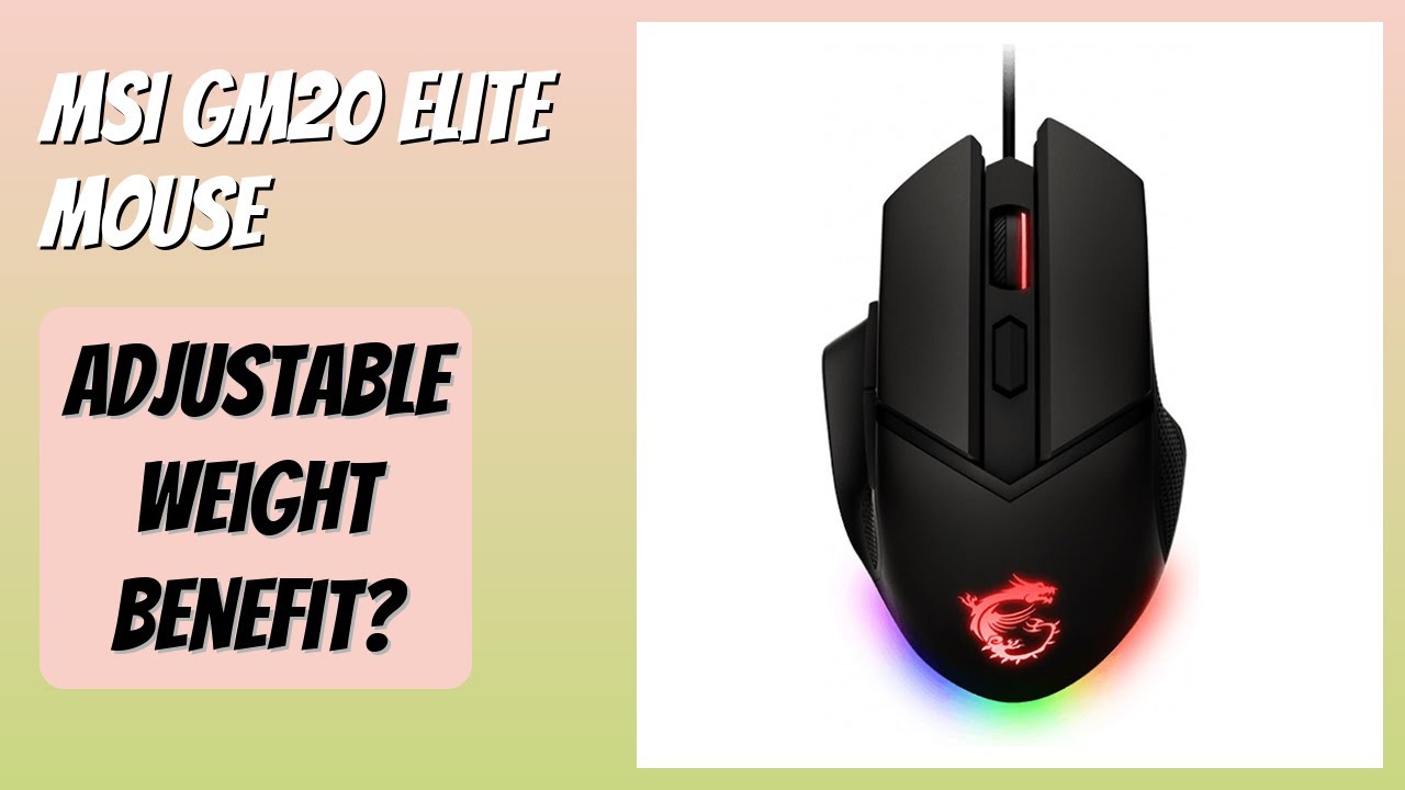 REVIEW (2025): MSI GM20 Elite Mouse. Features.