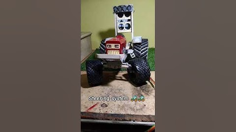 how to make steering system of rc tractor 🔥🚜.#youtubeshorts #shortsfeed #viral
