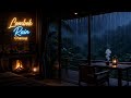Deep Sleep Cabin Rain Sounds | Heavy Rain in Dark Room, No Ads, Relax Your Mind