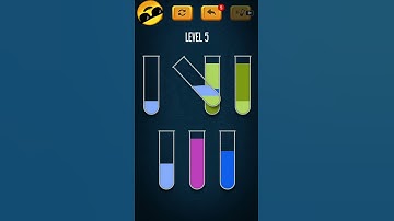 Sort water puzzle color liquid sorting game with  song #opsattugaming#shorts#short#waterpuzzlegame