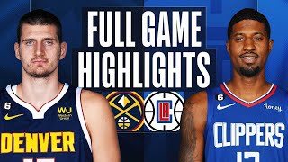 Los Angeles Clippers vs Denver Nuggets Full Game Highlights | Nov 25 | NBA Season 2022-23